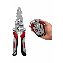 Cleste Multifunctional pentru Electricieni SIKS, Dezizolare Fire de 1,5-6 mmp, Sertizare Papuci Izolati, Lungime 20,5 cm, Pli...