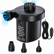 Pompa De Aer Electrica EDAR, Umfla/Dezumfla Saltele/Piscine/Colace, Folositoare Pentru Camping, Umflare Rapida