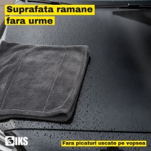 Laveta Microfibra Uscare Auto SIKS, 50 x 80 cm, 1600 GSM, Fir Rasucit Super Absorbant, Nu Zgarie Vopseaua sau Folia PPF