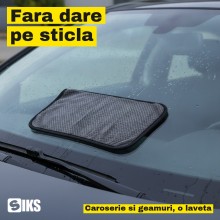 Laveta Microfibra Uscare Auto SIKS, 50 x 90 cm XL, 850 GSM, Doua Fete, Tesatura Tip Fagure si Partea Plusata, pentru Caroseri...