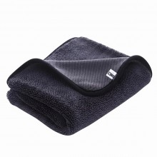 Laveta Microfibra Uscare Auto SIKS, 30 x 50 cm, 850 GSM, Doua Fete, Tesatura Tip Fagure si Partea Plusata, pentru Caroserie s...