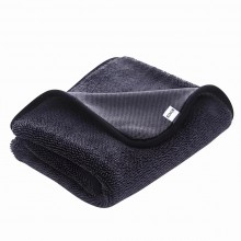 Laveta Microfibra Uscare Auto EDAR, 30 x 50 cm, 850 GSM, Doua Fete, Tesatura Tip Fagure si Partea Plusata, pentru Caroserie s...