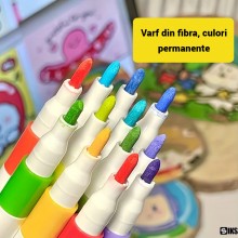 Set Trusa 48 Markere Acrilice Profesionale SIKS Pentru Pictura, Culori Diversificate Permanente, Rezistente La Apa, Ideale Pe... Set Trusa 48 Markere Acrilice Profesionale SIKS Pentru Pictura, Culori Diversificate Permanente, Rezistente La Apa, Ideale Pe...