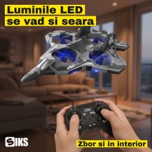 Avion de Vanatoare RC Drona cu Telecomanda SIKS, 2.4 GHz, Raza 40 m, Autonomie 6-8 Minute, Giroscop 6 Axe, Mentinere Altitudi... Avion de Vanatoare RC Drona cu Telecomanda SIKS, 2.4 GHz, Raza 40 m, Autonomie 6-8 Minute, Giroscop 6 Axe, Mentinere Altitudi...