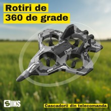 Avion de Vanatoare RC Drona cu Telecomanda SIKS, 2.4 GHz, Raza 40 m, Autonomie 6-8 Minute, Giroscop 6 Axe, Mentinere Altitudi... Avion de Vanatoare RC Drona cu Telecomanda SIKS, 2.4 GHz, Raza 40 m, Autonomie 6-8 Minute, Giroscop 6 Axe, Mentinere Altitudi...