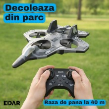 Avion de Vanatoare RC Drona cu Telecomanda EDAR, 2.4 GHz, Raza 40 m, Autonomie 6-8 Minute, Giroscop 6 Axe, Mentinere Altitudi... Avion de Vanatoare RC Drona cu Telecomanda EDAR, 2.4 GHz, Raza 40 m, Autonomie 6-8 Minute, Giroscop 6 Axe, Mentinere Altitudi...