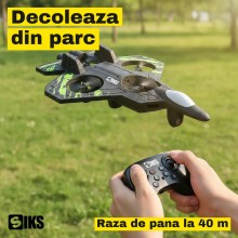 Avion de Vanatoare RC cu Telecomanda EDAR, 2.4 GHz, Raza 40 m, Autonomie 8 Minute, Giroscop 6 Axe, Mentinere Altitudine, Casc... Avion de Vanatoare RC cu Telecomanda EDAR, 2.4 GHz, Raza 40 m, Autonomie 8 Minute, Giroscop 6 Axe, Mentinere Altitudine, Casc...