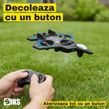 Avion de Vanatoare RC cu Telecomanda SIKS, 2.4 GHz, Raza 40 m, Autonomie 8 Minute, Giroscop 6 Axe, Mentinere Altitudine, Casc... Avion de Vanatoare RC cu Telecomanda SIKS, 2.4 GHz, Raza 40 m, Autonomie 8 Minute, Giroscop 6 Axe, Mentinere Altitudine, Casc...