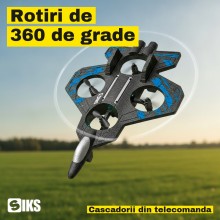 Avion de Vanatoare RC cu Telecomanda SIKS, 2.4 GHz, Raza 40 m, Autonomie 8 Minute, Giroscop 6 Axe, Mentinere Altitudine, Casc... Avion de Vanatoare RC cu Telecomanda SIKS, 2.4 GHz, Raza 40 m, Autonomie 8 Minute, Giroscop 6 Axe, Mentinere Altitudine, Casc...