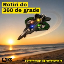 Drona Quadcopter cu Telecomanda SIKS, Model Avion de Vanatoare, 2.4 GHz, Raza 40 m, Autonomie 6-8 Minute, Lumini LED in Patru... Drona Quadcopter cu Telecomanda SIKS, Model Avion de Vanatoare, 2.4 GHz, Raza 40 m, Autonomie 6-8 Minute, Lumini LED in Patru...