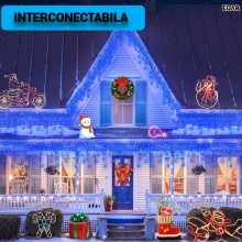 Ghirlanda Luminoasa Tip Franjuri EDAR, Instalatie De Craciun Perdea Pentru Exterior/Interior, 25m, 600 Leduri, Fir Alb, Flash... Ghirlanda Luminoasa Tip Franjuri EDAR, Instalatie De Craciun Perdea Pentru Exterior/Interior, 25m, 600 Leduri, Fir Alb, Flash...
