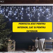 Instalatie Craciun Tip Turturi SIKS, 25 Metri, 600 Led-uri, Pentru Casa / Gradina / Gard, Cu 1 Joc De Lumini Si Efect FLASH ,... Instalatie Craciun Tip Turturi SIKS, 25 Metri, 600 Led-uri, Pentru Casa / Gradina / Gard, Cu 1 Joc De Lumini Si Efect FLASH ,...