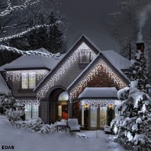 Instalatie De Craciun Perdea Pentru Exterior/Interior Tip Franjuri EDAR, 25m, 600 Leduri, Fir Alb, Flash, Interconectabila, U... Instalatie De Craciun Perdea Pentru Exterior/Interior Tip Franjuri EDAR, 25m, 600 Leduri, Fir Alb, Flash, Interconectabila, U...