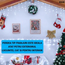Instalatie De Craciun Perdea Pentru Exterior/Interior Tip Franjuri EDAR, 25m, 600 Leduri, Fir Alb, Flash, Interconectabila, U... Instalatie De Craciun Perdea Pentru Exterior/Interior Tip Franjuri EDAR, 25m, 600 Leduri, Fir Alb, Flash, Interconectabila, U...
