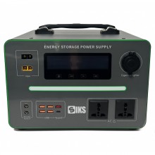 Statie de Alimentare Portabila SIKS, 576 Wh LiFePO4, 600 W, 2 Prize 220 V, 5 x USB si USB-C 36 W, Priza Auto 12 V, Incarcare ...