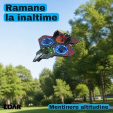 Avion Jet RC cu Telecomanda EDAR, Iluminare LED, 4 Elice de Rezerva Incluse, 2.4 GHz, Raza 40 m, Zbor 6-8 Minute, Mentinere A... Avion Jet RC cu Telecomanda EDAR, Iluminare LED, 4 Elice de Rezerva Incluse, 2.4 GHz, Raza 40 m, Zbor 6-8 Minute, Mentinere A...