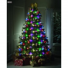 Instalatie Luminoasa de Craciun Tip Cascada EDAR, pentru Brad, 400 LED-uri Multicolor, 16 Fire x 2 m, Suport pentru Varf, 8 J... Instalatie Luminoasa de Craciun Tip Cascada EDAR, pentru Brad, 400 LED-uri Multicolor, 16 Fire x 2 m, Suport pentru Varf, 8 J...