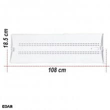 Deflector Pentru Aer Conditionat EDAR, Universal, Extensibil 56-108 cm, Protectie Curenti, Alb Deflector Pentru Aer Conditionat EDAR, Universal, Extensibil 56-108 cm, Protectie Curenti, Alb