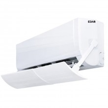 Deflector Pentru Aer Conditionat EDAR, Universal, Extensibil 56-108 cm, Protectie Curenti, Alb