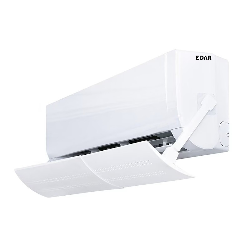Deflector Pentru Aer Conditionat EDAR, Universal, Extensibil 56-108 cm, Protectie Curenti, Alb Deflector Pentru Aer Conditionat EDAR, Universal, Extensibil 56-108 cm, Protectie Curenti, Alb