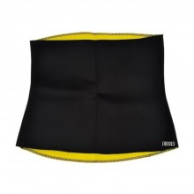 Centura modelatoare EDAR, tonifiere abdomen, material neopren, masura XXXL, negru/galben