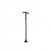 Baston telescopic EDAR pentru sprijin, pliabil cu lanterna, 4 puncte de sprijin, baza 4 puncte, portabil