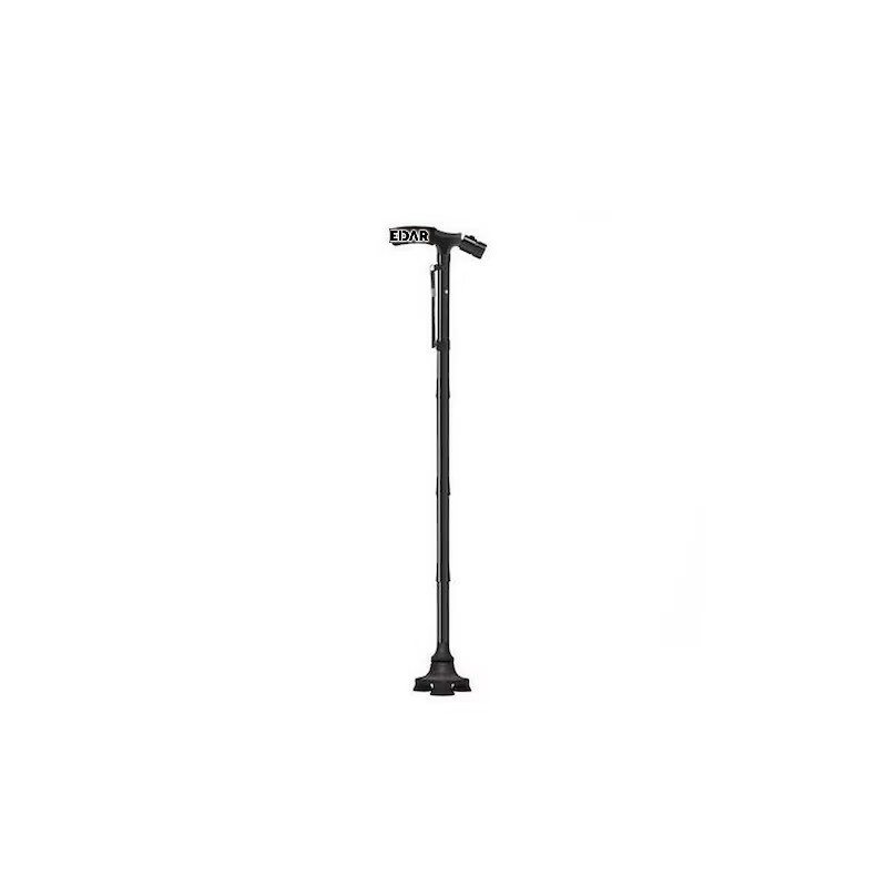Baston telescopic EDAR pentru sprijin, pliabil cu lanterna, 4 puncte de sprijin, baza 4 puncte, portabil