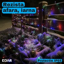 Instalatie De Craciun EDAR Fairy Lights Pentru Interior / Exterior Sau Brad, 600 Led-uri Culoare Multicolor, Lungime 30 Metri... Instalatie De Craciun EDAR Fairy Lights Pentru Interior / Exterior Sau Brad, 600 Led-uri Culoare Multicolor, Lungime 30 Metri...