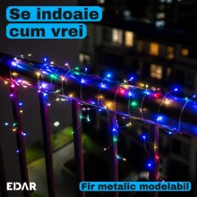 Instalatie De Craciun EDAR Fairy Lights Pentru Interior / Exterior Sau Brad, 600 Led-uri Culoare Multicolor, Lungime 30 Metri... Instalatie De Craciun EDAR Fairy Lights Pentru Interior / Exterior Sau Brad, 600 Led-uri Culoare Multicolor, Lungime 30 Metri...