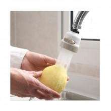 Cap de robinet EDAR pentru bateria chiuvetei de bucatarie, 3 moduri de pulverizare, alb/crem