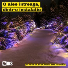 Instalatie De Craciun SIKS Fairy Light Pentru Interior / Exterior Sau Brad, 1000 Led-uri Culoare Multicolor, Lungime 50 Metri... Instalatie De Craciun SIKS Fairy Light Pentru Interior / Exterior Sau Brad, 1000 Led-uri Culoare Multicolor, Lungime 50 Metri...
