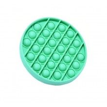Jucarie antistres EDAR® senzoriala din silicon, pentru copii, impermeabila, forma rotunda, verde
