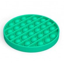 Jucarie antistres EDAR® senzoriala din silicon, pentru copii, impermeabila, forma rotunda, verde