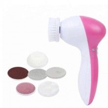 Aparat electric SIKS® perie masaj si curatare a picioarelor, 7in1, roz/alb