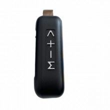 Boxa portabila SIKS® cu baterie reincarcabila, mini difuzor, cablu USB, albastru/maro