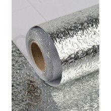 Autocolant bucatarie SIKS® anti-mucegai, anti-bacterian, usor de curatat, aluminiu rezistent, 61x200 cm