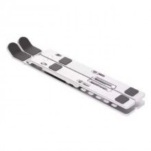 Suport laptop SIKS® pliabil, universal, aluminiu rezistent, argintiu
