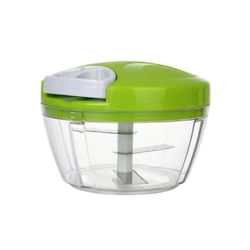 Tocator manual EDAR® pentru legume, 3 cutite, actionare cu snur, verde/alb Tocator manual EDAR® pentru legume, 3 cutite, actionare cu snur, verde/alb