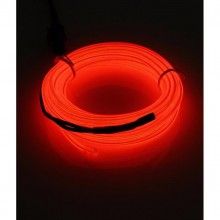 Fir lumina ambientala SIKS® pentru masina, lumina rece, rosu