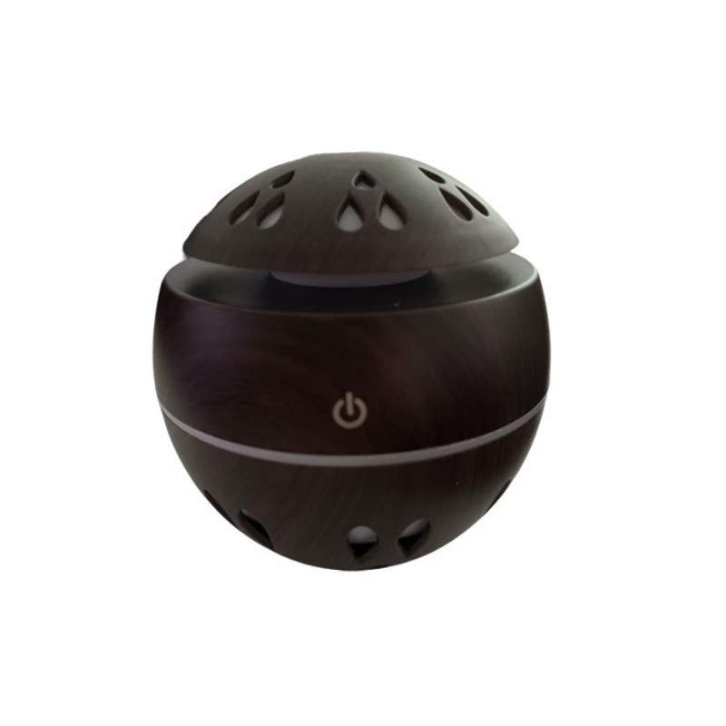 Difuzor aromaterapie SIKS® umidificator, purificator aer, 130 ml, lemn inchis Difuzor aromaterapie SIKS® umidificator, purificator aer, 130 ml, lemn inchis