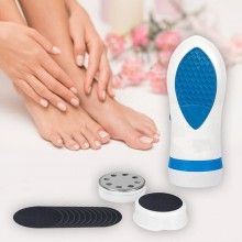Aparat calcaie SIKS® ingrijire si curatare, indepartarea pielii, alb/albastru Aparat calcaie SIKS® ingrijire si curatare, indepartarea pielii, alb/albastru