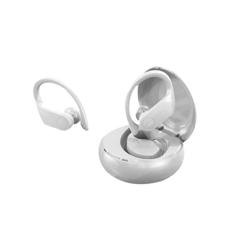 Casti A15 Wireless Bluetooth 5.0, compatibile cu iOS si Android, incarcare magnetica, SIKS®, albe
