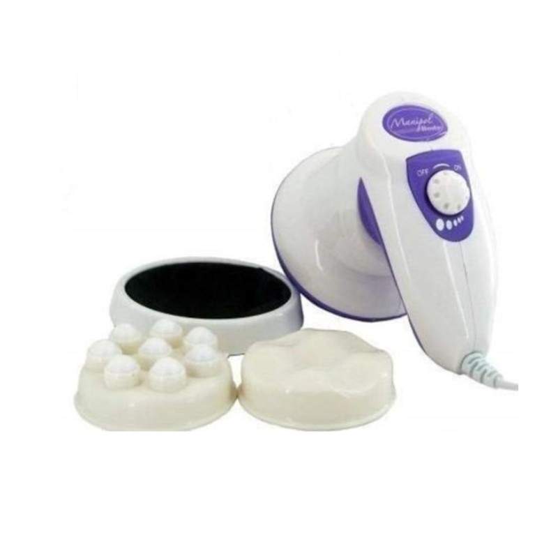 Aparat masaj SIKS® portabil, pentru calmarea si relaxarea muschilor, alb/mov Aparat masaj SIKS® portabil, pentru calmarea si relaxarea muschilor, alb/mov