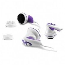 Aparat masaj SIKS® portabil, pentru calmarea si relaxarea muschilor, alb/mov Aparat masaj SIKS® portabil, pentru calmarea si relaxarea muschilor, alb/mov