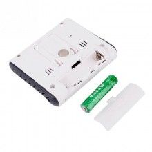 Termometru cu higrometru EDAR® digital, suport birou, magnet montare perete, potrivit pentru exterior si interior, 54 g, alb Termometru cu higrometru EDAR® digital, suport birou, magnet montare perete, potrivit pentru exterior si interior, 54 g, alb