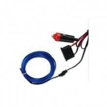 Fir SIKS® cu lumina ambientala auto, flexibil, pentru interior, albastru