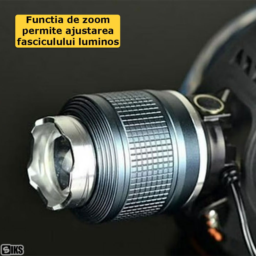 Ajustarea fasciculului luminos cu functia zoom