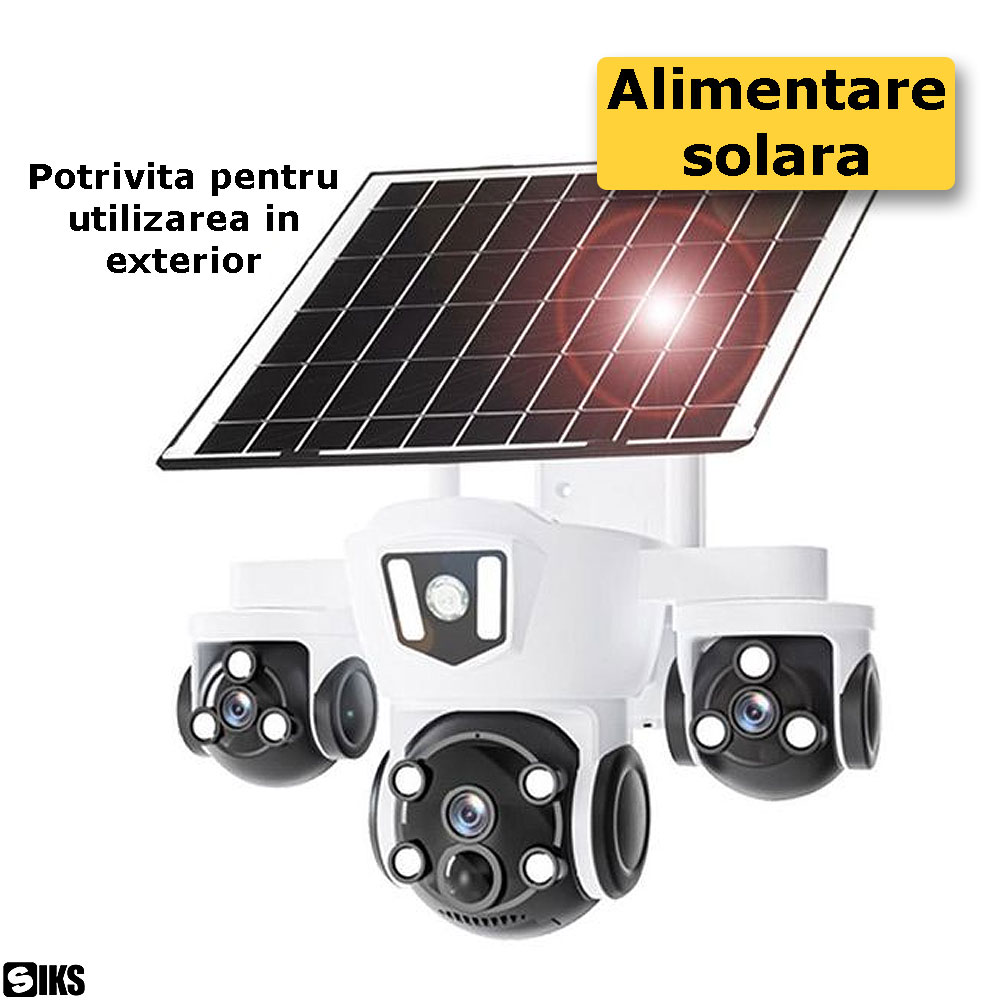 Alimentarea prin panou solar a camerei de supraveghere SIKS