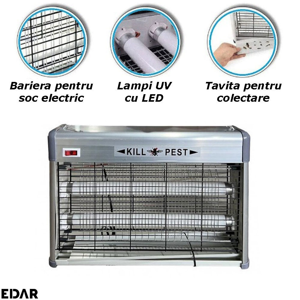 Caracteristicile aparatului cu ultraviolete pentru eliminarea insectelor