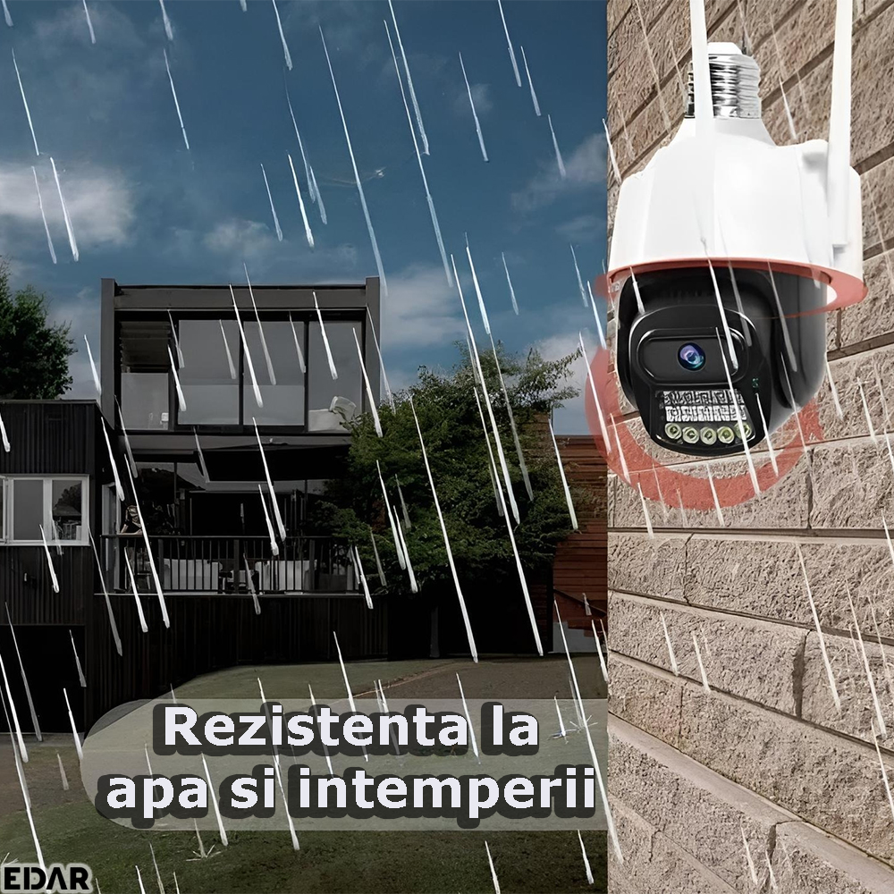 Constructia rezistenta la apa a camerei de supraveghere EDAR